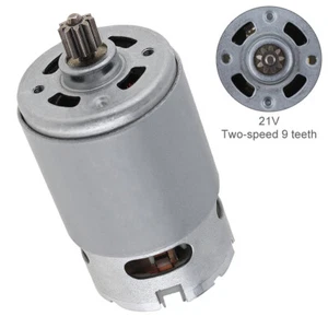 RS550 21V 19500 RPM DC Motor 9 Teeth High Torque Gear Box for Electric Drill - Picture 1 of 12