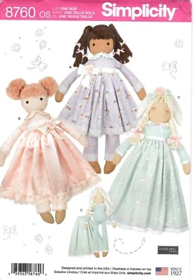 Simplicity Pattern - Plush Toy - S8760 - Sizes OSZ - Image 1 of 4