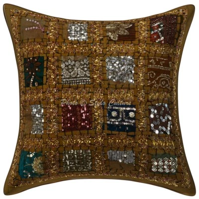 Patchwork Cushion Cover Boho Bohemian Sofa Car Pillow Cases For Home Decor - Image 1 of 4