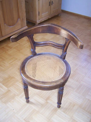 Bürostuhl / Sessel / Schreibtischstuhl mit Geflecht - Bild 1 von 4