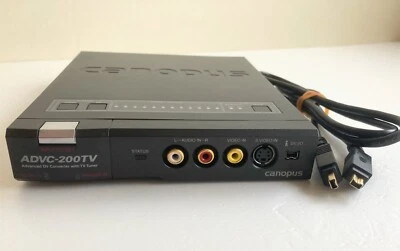 CANOPUS ADVC-200TV Advanced DV Converter with TV Tuner Vintage Rare - Image 1 of 4