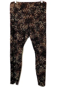 Lysse Animal Print Leggings Pantalones XL Cintura Alta Diseñador Grueso COMO NUEVO Venta al por menor 98 - Imagen 1 de 6