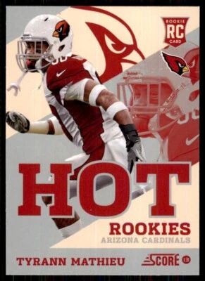 2013 Panini Score Hot Rookies Tyrann Mathieu Rookie Arizona Cardinals #44 - Image 1 of 2