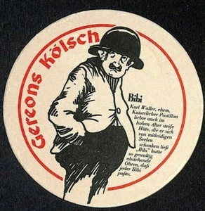 Vintage Group of 11 NOS German Hubertus-Brauerei "Bibi" Beer Coasters  - Picture 1 of 2