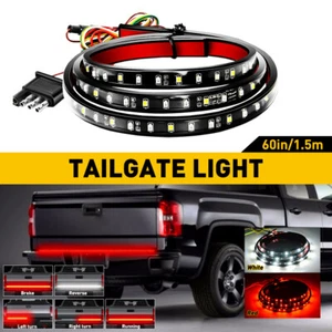 60" inch Truck Tailgate LED Light Bar Brake Reverse Turn Signal Stop Tail Strip - Picture 1 of 12