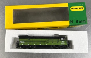 Minitrix N Scale Burlington Northern #6716 Locomotive 2007 - Picture 1 of 5