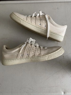 Vintage 60s K Swiss 1100 Classics 5 Stripe Shoes Made in Czechoslovakia 10.5 - Bild 1 von 4