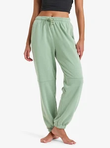 ROXY - Womens Oasis Haze II Elastic Waist Pants - Basil - Casual Trousers - Picture 1 of 3