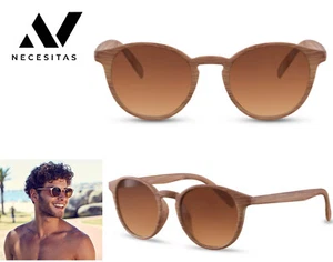 NECESITAS® Sonnenbrille Herren Sonnenbrille Damen Vintage Fashion Modern Rund - Bild 1 von 4