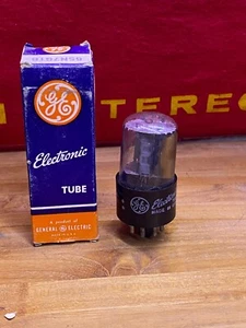 GE 6SN7GTB Tube Gray Plate O Getter Tested 100% - Picture 1 of 5