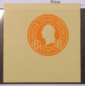 Scott U530 - 6 Cents Washington - Mint - Large Corner - SCV - $10.00 - Picture 1 of 1
