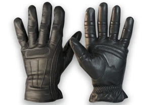 Bionic Gloves Men's Premium Cashmere-Lined Winter Gloves Small Black Leather - Picture 1 of 3