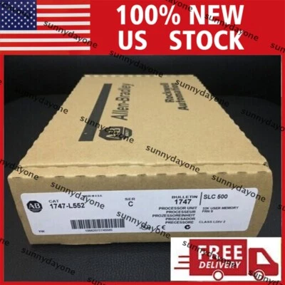 New Factory Sealed AB 1747-L552 /C SLC 500 SLC 5/05 CPU Processor Unit 1747L552 - Image 1 of 4