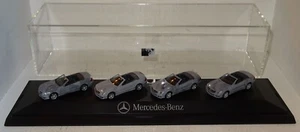 Herpa MB SL-Klasse Sommerfest HELLGRAU MARMORIERT 4 Stück in PC 1:87 (2064) - Picture 1 of 7