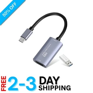 Plug and Play Video Capture Card - 1080P 60FPS HDMI auf USB C für einfaches Streaming - Bild 1 von 10