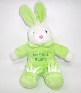 Dan Dee Collector's Choice My First Bunny White Green PJ Musical Lullaby 13" - Picture 1 of 4