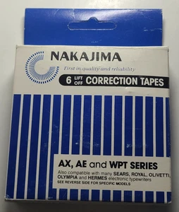 Nakajima AC, AE und WPT Serie 6 L0001 Lift Off Korrekturbänder Neu im Karton - Bild 1 von 2