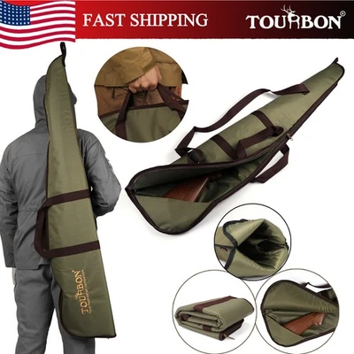 TOURBON 600D Nylon Tactical Rifle Case Economical Gun Slip Bag Hunting for Gift - Image 1 of 4