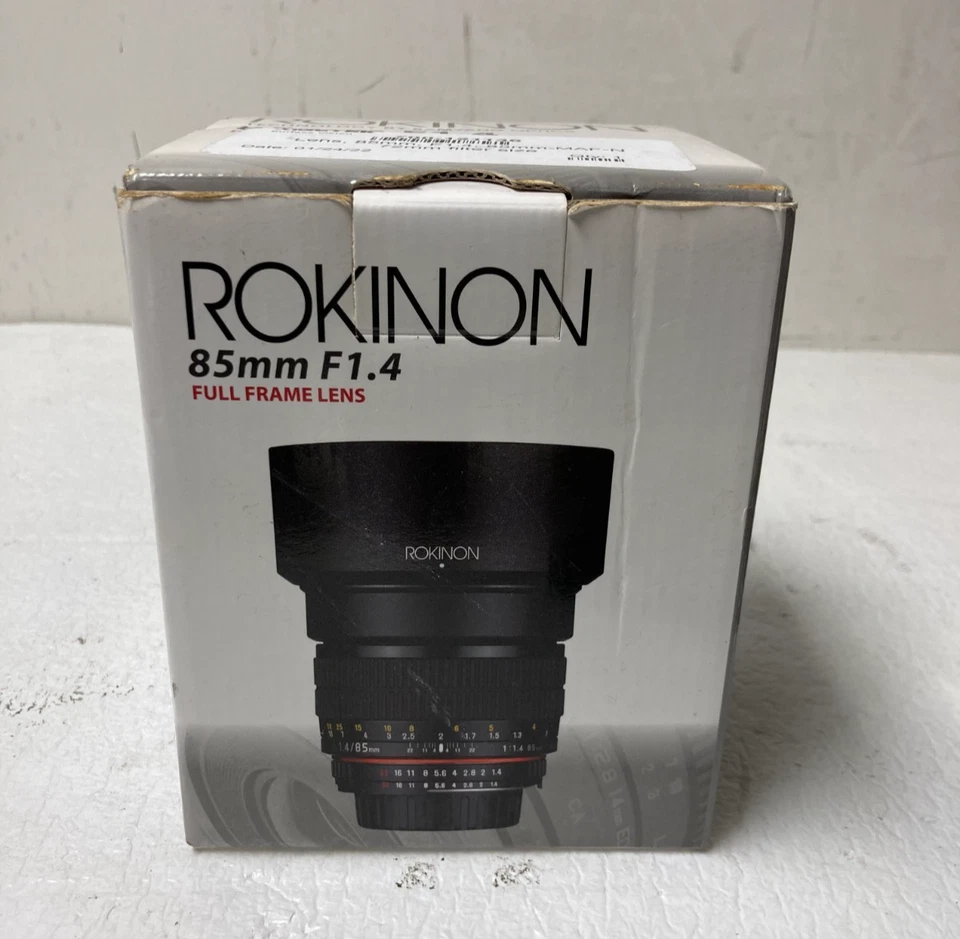 Rokinon 85mm F1.4 Sony E-Mount Full Frame Manual Lens For Parts *READ - Image 1 of 4