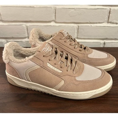 Sam Edelman Harper Cozy Tamanho 9.5 Aveia/Carvalho Claro/Natureza Névoa Shearling Feminino - Imagem 1 de 4