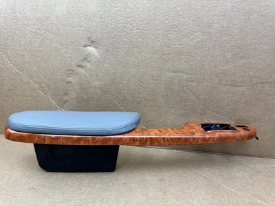 2004-2010 Toyota Sienna Left Driver Door Arm Rest Wood Gray Leather Armrest OEM - Image 1 of 4