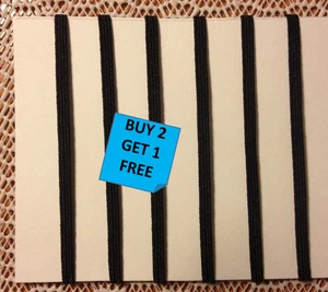 1 Yard of 1/8 inch Black Elastic (SOFT & STRETCHY!) BUY 2 GET 1 FREE! - Picture 1 of 1