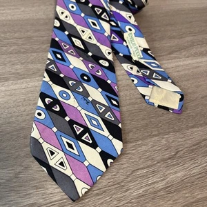 Emilio PUCCI Vintage SAKS 5th AVE Abstract, Necktie Neck  Tie 57x3 - Picture 1 of 8