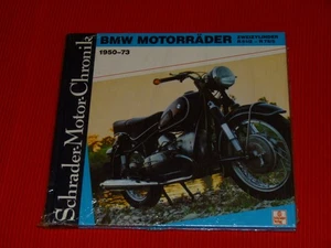 BMW-MOTORRÄDER - ZWEIZYLINDER - 1950-73 - SCHRADER MOTOR CHRONIK - NEU 008* - Picture 1 of 3