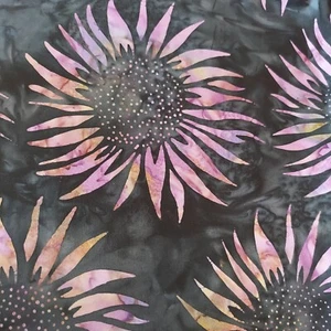 1-3/4 YD Floral Batik - Picture 1 of 1