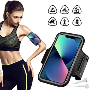 [Anti-Shake] Bracelet de Bras de Téléphone Sport Léger pour iPhone 14/+ 13 12 11 Pro Max - Photo 1 sur 22