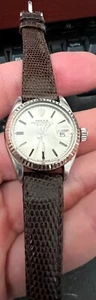 ROLEX Stainless Steel/WG Date Oyster Perpetual Silver dial 6917 26MM - Picture 1 of 5