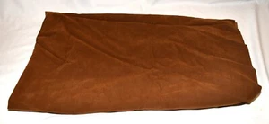 Vintage Dark Brown Faux Suede 52" Wide Upholstery Fabric 1 Yard 15" - Picture 1 of 4
