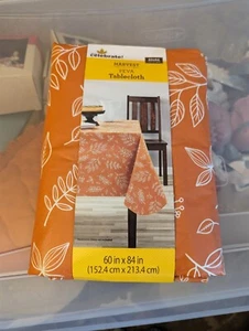 Festeggia! Tovaglia Rettangolare Raccolta Autunno PEVA Linework Foglie 60x84 Vacanze - Foto 1 di 2