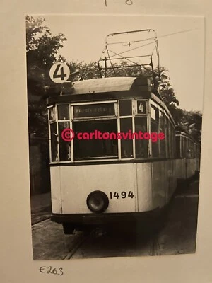 TW 1494 Li 4 Leipzig I historisches Straßenbahn Foto - Bild 1 von 2