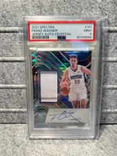 Franz Wagner RPA 2021-22 Spectra Rookie Patch On Card Auto # /99 RC - PSA 9 Mint