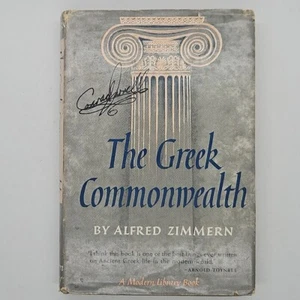 The Greek Commonwealth Alfred Zimmern Hardcover Possibly 1931 - Picture 1 of 8