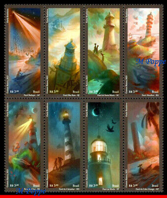23-03 Brazil 2023 Brazilian Lighthouses, Ships And Boates, Architecture, Set Mnh • 9.23€