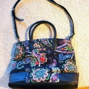 Vera Bradley Kiev Paisley Crossbody oder Schultertasche - Bild 1 von 13