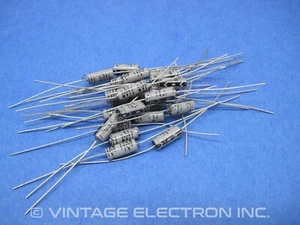 (25) Condensatori elettrolitici assiali IC (Illinois Condensatore/CDE): 10uF 20% 35V - Foto 1 di 9