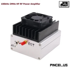 Wideband 100kHz-3MHz 50W Medium Long Wave HF RF Power Amplifier AMP pe66 - Afbeelding 1 van 7