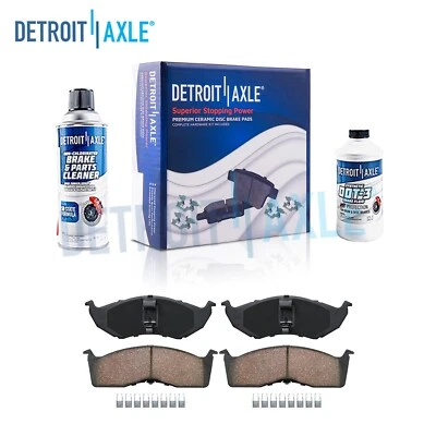 Front Ceramic Brake Pads + Hardware For Chrysler Intrepid Dodge Plymouth Neon — 第 1/4 张图片