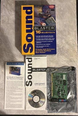 VINTAGE Creative Sound Blaster 16 WavEffects SB4525 - Image 1 of 4
