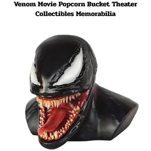 Venom Movie Popcorn Bucket Theater Exclusive Marvel Collectible Memorabilia - Picture 1 of 9