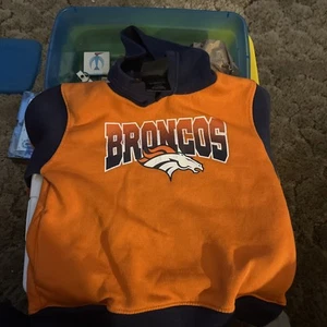 Denver Broncos sweatshirt toddler 4T Blue & Orange NFL Team Apparel - Picture 1 of 12