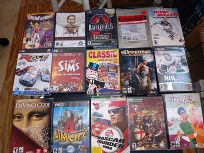 Vintage PC Game Lot  Of 15 Untested Games! - Image 1 of 2