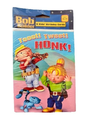 Vintage 2001 Bob The Builder Birthday Card Assortment New - Image 1 of 2