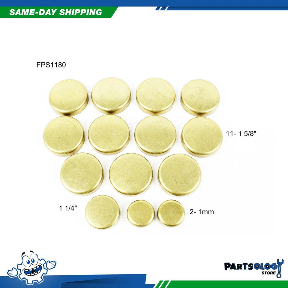 Kit de enchufe de expansión DNJ FPS1180 para 94-03 Dodge Ram 2500 Ram 3500 8,0 L OHV 20v Foto 1 de 1