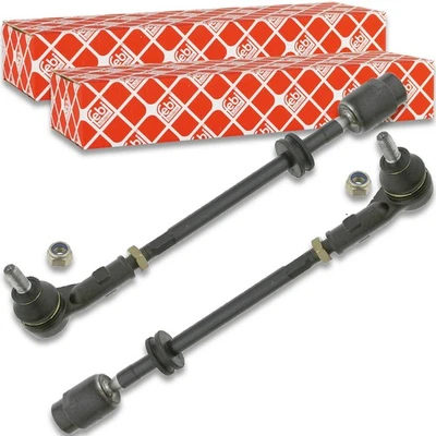 2x FEBI Spurstange Axialgelenk ProKit vorne passend für VW POLO III 6N1 60 1.4 - Bild 1 von 4