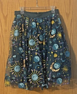 Disney The Nightmare Before Christmas Her Universe Size Large Tulle Skirt Teal - Picture 1 of 10