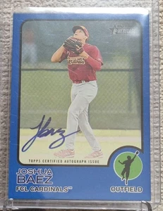 2022 Topps 6-foot-4, 220-pound slugger Joshua Baez FCL Cardinals Auto/99 #ROA-JB - Picture 1 of 24